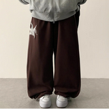 ロゼスターエンブロイダリーストリングワイドパンツ