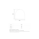 リボンモヘアビーニー (ブラック)