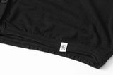 ベーシックオープンTシャツ - ブラック