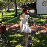 nouveau drape asymmetrical sleeveless top