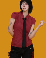 nerd red shirt
