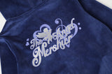 Selene Stud Velour Hoodie ZIp-up