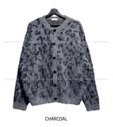 Referred Wool Round Cardigan