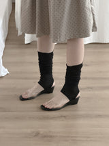 1208 Transparent Wedge Heel (4cm)
