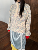 lace satin skirt 