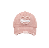 Heart Denim Ball Cap