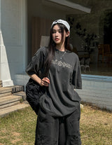 Cutting Vintage Pigment Short Sleeve T-shirt