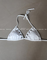 パンチングアイレットストラップビキニ