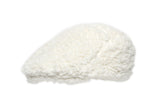 FLAT CAP IN CREAM FUR PASTRY