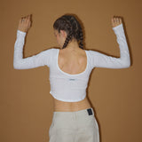 Low back crop t-shirt