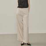 Melrose Satin Basic Pants