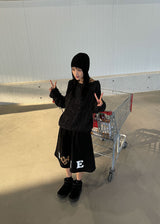 PUFFY CUTOUT KNIT