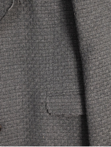 [F/W] ツイードカッティングウールコート(2color)