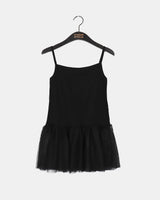 Niall Chiffon Frilled Layered Sleeveless Dress
