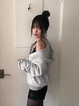 ドローンフォルディングショートニットスタッドパンツ