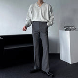 OW Premium Carine V-neck Cashmere Knitwear (4 colors)