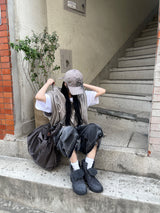オリジナルヴィンテージ カーゴデニムバミューダパンツ