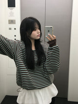 [MADE] Darling, striped one shoulder trainer