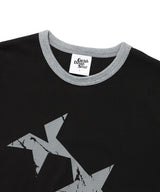 ツインスターリンガーSS Tシャツ ブラック(CV2FMUT549A)
