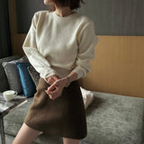 Shaming round knit/ 4colors