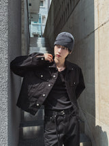 Camper Rivet Crop Cotton Jacket