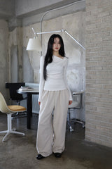 Carol Halter Off Shirring Tee
