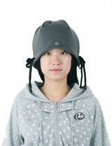 ribbon beanie(gray)