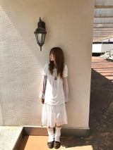 deer vintage layered skirt 