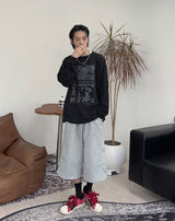 Reton graphic knit long sleeve