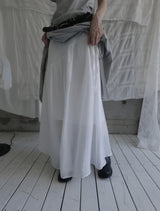 Sella Shirred Flare Long Skirt