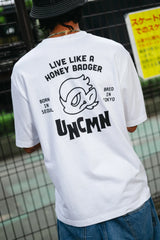 LIVE LIKE HONEY BADGER T-SHIRT WHITE
