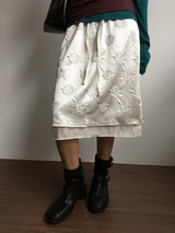 リバース ローズ スカート (2color)
