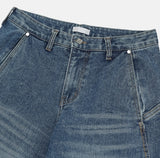ブロンキャットブラッシュカーブデニムパンツ