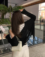 Loop Summer Ribbed Knit Cardigan / 4 colors