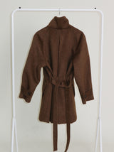 バルマカンシングルアルパカハーフコート (Wool Coat/Winter Coat)