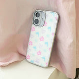 [MADE] [Glossy Glass Silver Bumper Case] Sea Breeze Pattern - Color