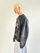 VENTIQUE ウォッシングナイトメアスウェットシャツ 1color
