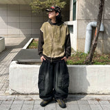 Wide Y2K Cargo Balloon Pants