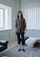 Noah Stripe Shirt (Brown)