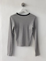 Old Stripe V-Neck Long Sleeve T-Shirt