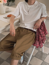 ムードベーシッククロップ半袖Tシャツ