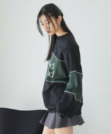 バイカラービッグスウェット