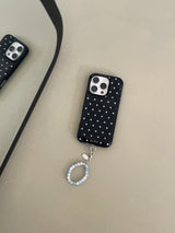 ブラックドットバンパーケース (keyring ring X)