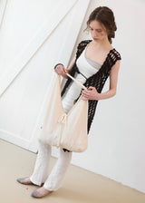 Jeanne Summer Cotton Shoulder Bag_Beige