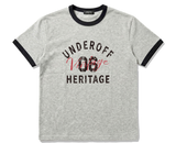 エッセンシャルスタンダード半袖リンガーTシャツ ビンテージメランジ