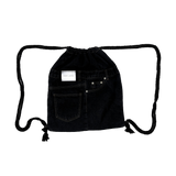 denim rope gym sack