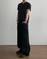 Goth Black Denim Pants