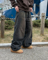 Fadel classic washing wide denim