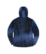 Air Vent Tie-Dye Racing Finger Watch-Hole Hood Sleeve (Blue)