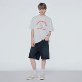 ウィッティグラフィックプリント T シャツ
